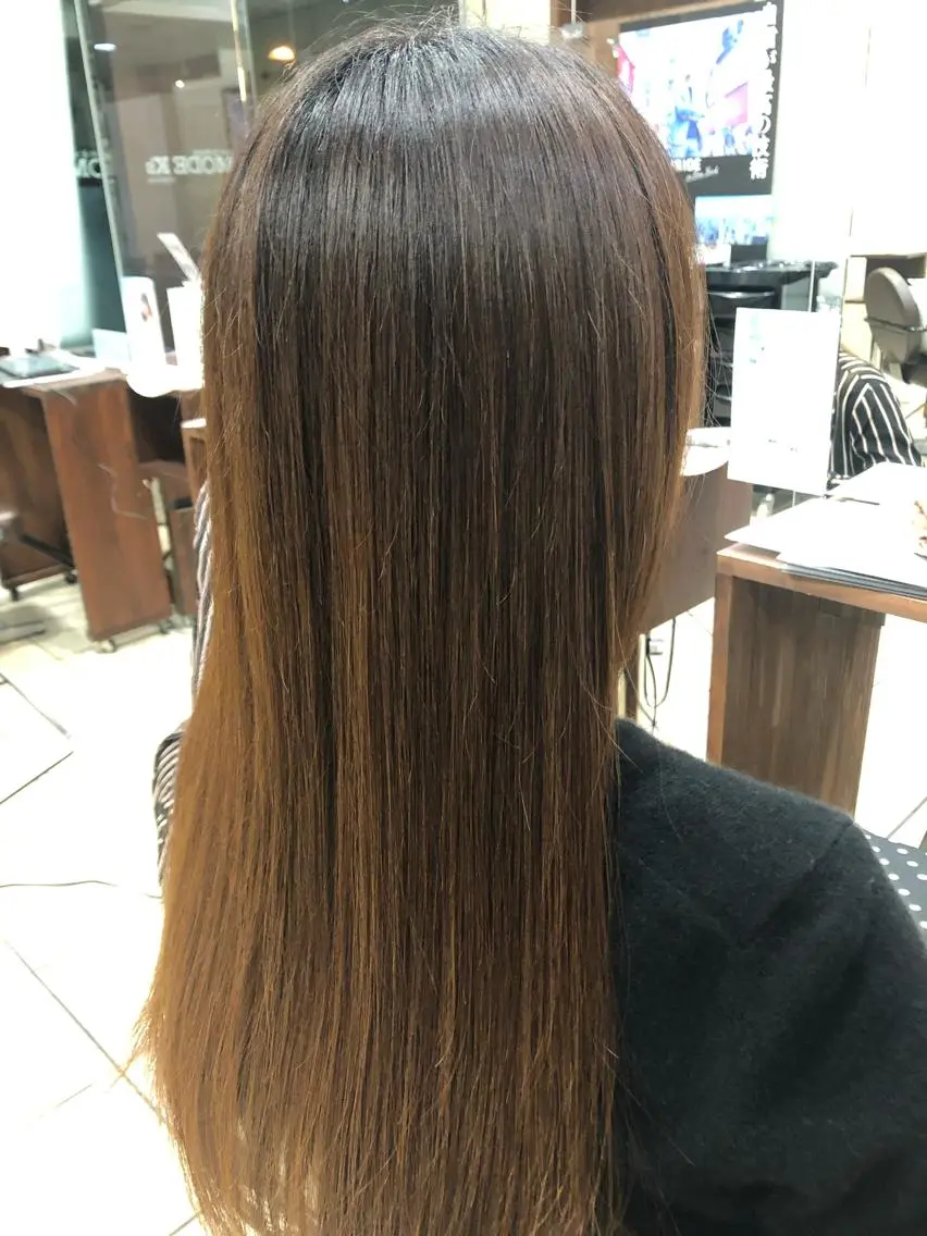 ロング 髪質改善 メンズパーマゆうひのヘアスタイル