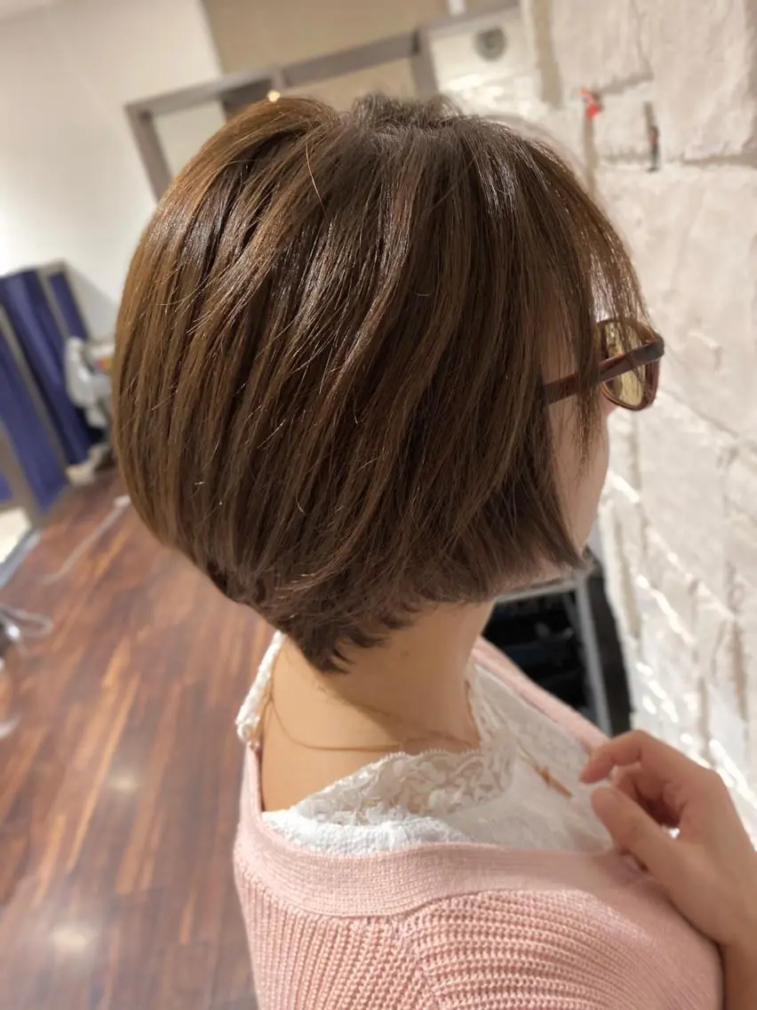ショート ショートボブ ボブ ショートヘア 川合 勇気のヘアスタイル