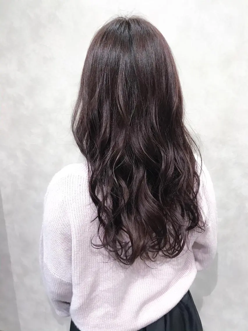 セミロング カラー ラベンダーカラー カット ヘアカラー トリートメント 丹羽 隼人/髪質改善 /韓国ヘア🇰🇷のヘアスタイル