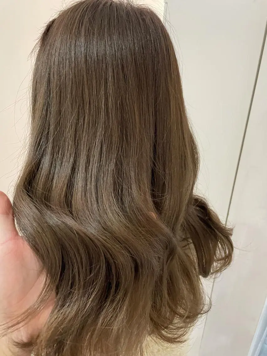 ロング カラー 大人ボブと似合 わせカラー/馬場 翼のヘアスタイル