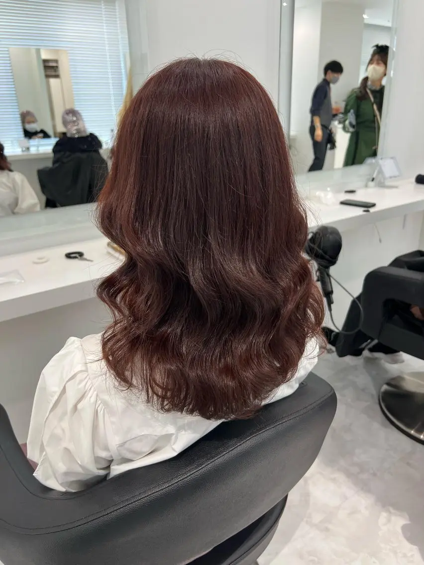 セミロング カラー カット ヘアカラー トリートメント ヘッドスパ 🌿透明感赤み消し Keishin🌿のヘアスタイル