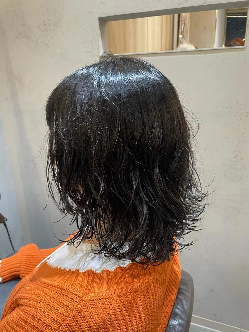 ミディアム ミディアムパーマ ウルフカット ♦️モテ髪創作者 SUGA♦️のヘアスタイル