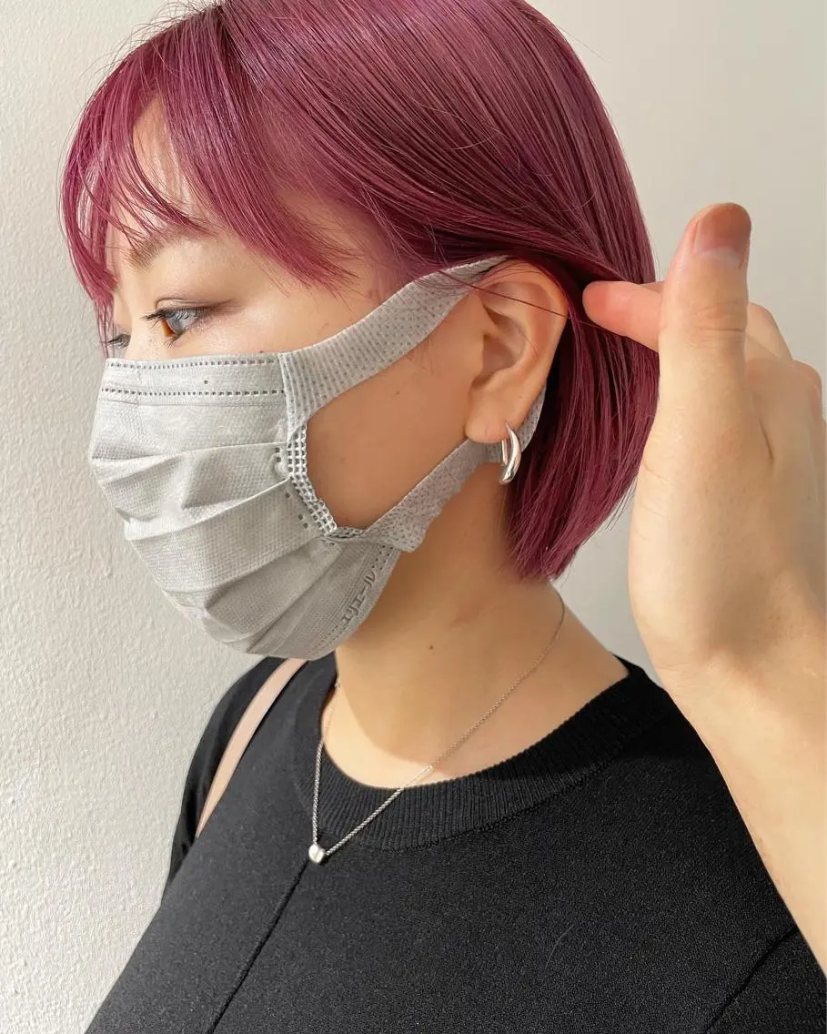 ショート カラー 大人ボブと似合 わせカラー/馬場 翼のヘアスタイル