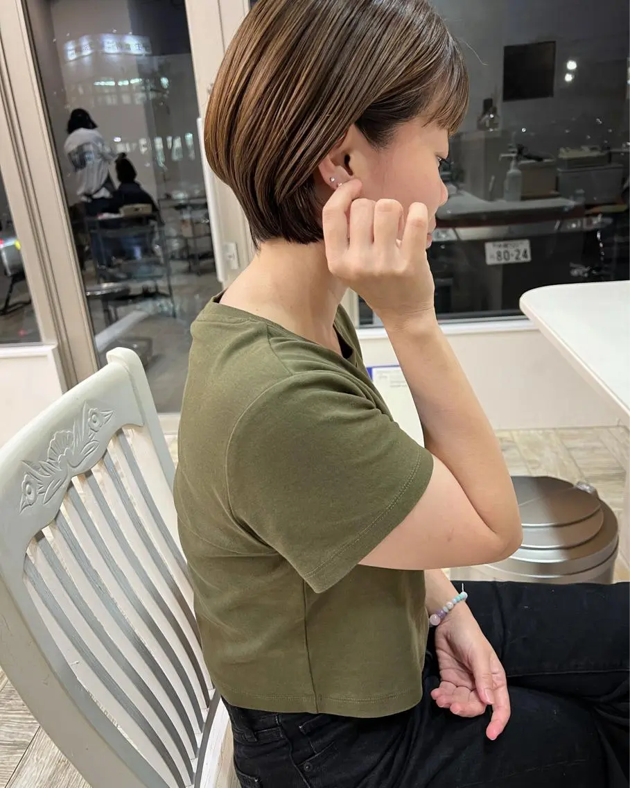 ショート ショートボブ ボブ ショートヘア テトネ タカシのヘアスタイル