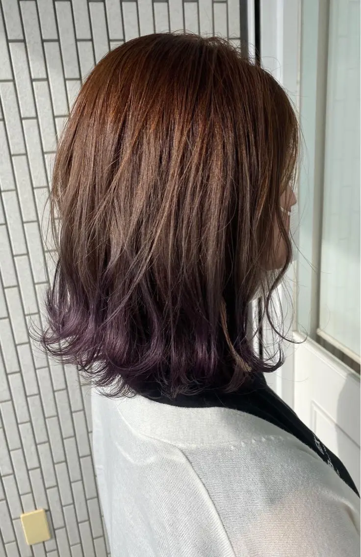 ミディアム カラー 杉田 健太のヘアスタイル