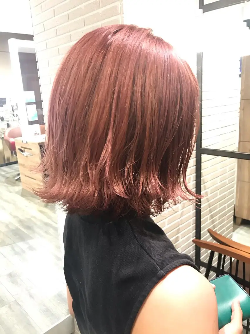 ショート カラー ピンクカラー ショートヘア 限定クーポン 💕大量更新ブリーチのヘアスタイル