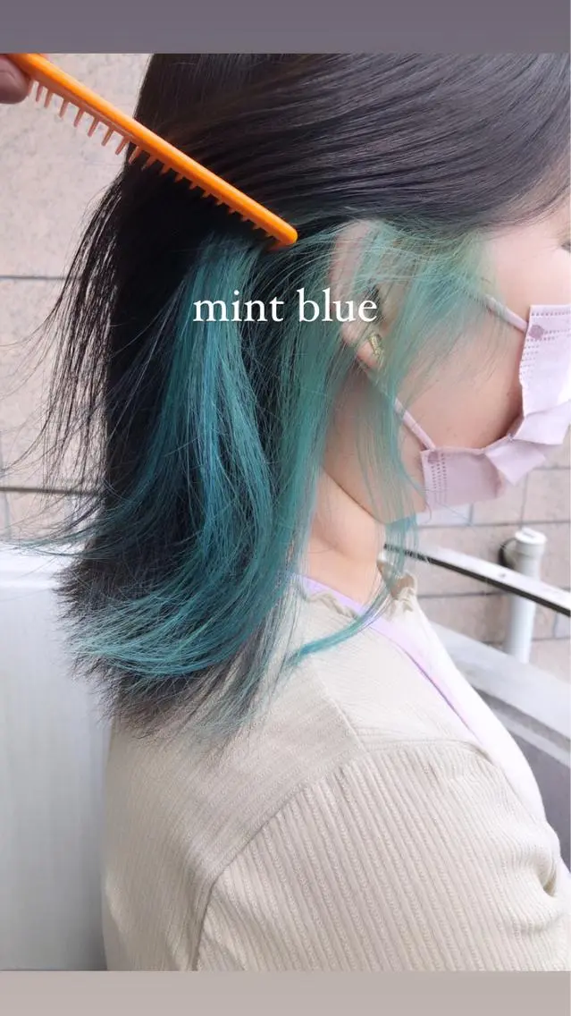 ミディアム カラーアンドケアリタ kitamuuuのヘアスタイル