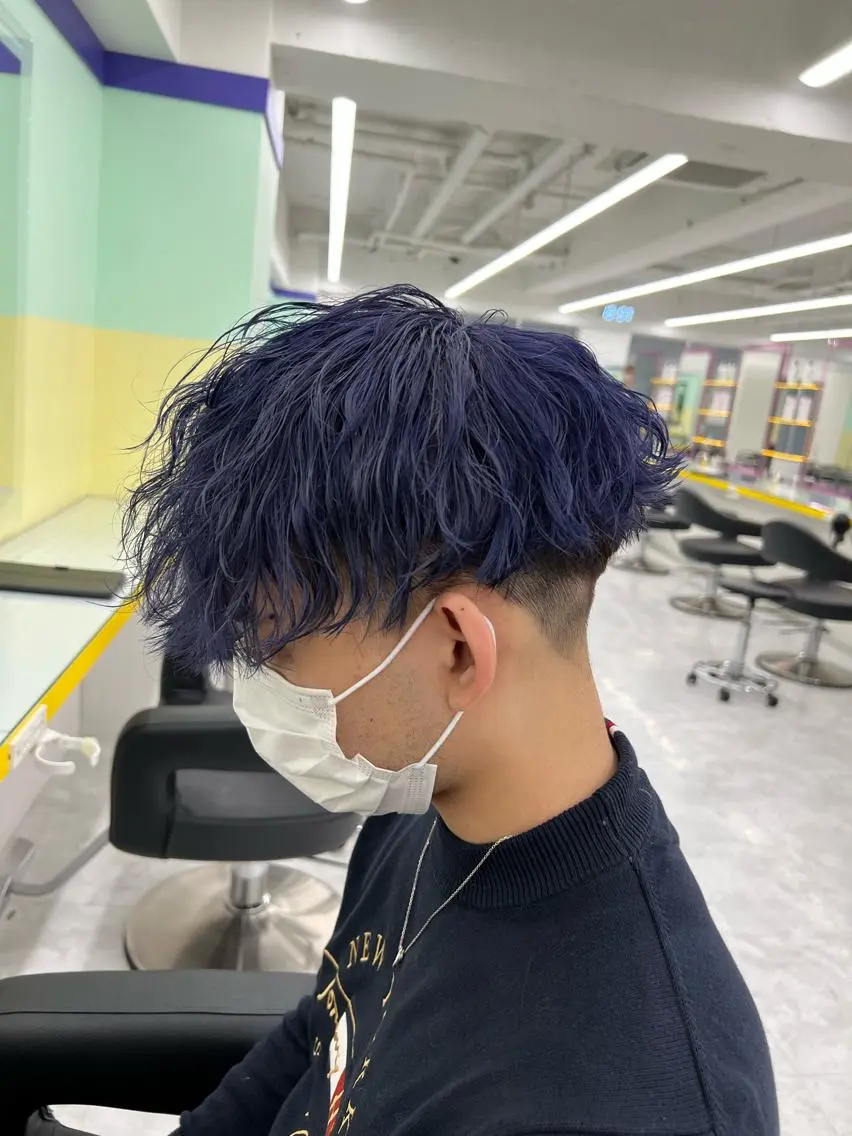 ショート カラー パーマ ヘアアレンジ メンズ キッズ ネイル マツエク・マツパ アイブロウ メンズブリーチ メンズハイトーン メンズパーマ ブリーチ ハイトーンカラー 🔷横浜1のパーマ 職人🔷将太郎のヘアスタイル
