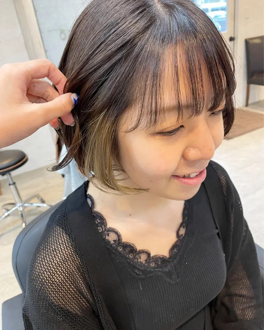 ショート カラー 🎀ヘアセット/艶髪 /はやしほのか🎀のヘアスタイル