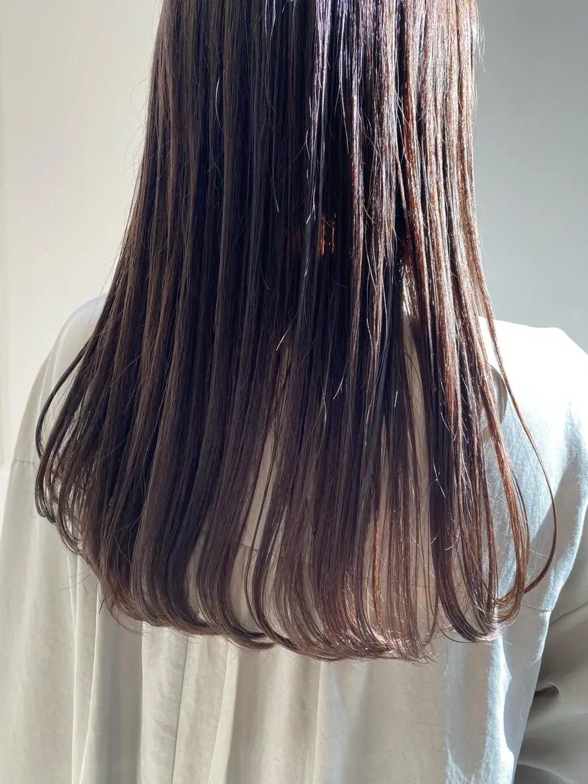 カラー ブリーチ ブリーチなしカラー ミキ stylistのヘアスタイル
