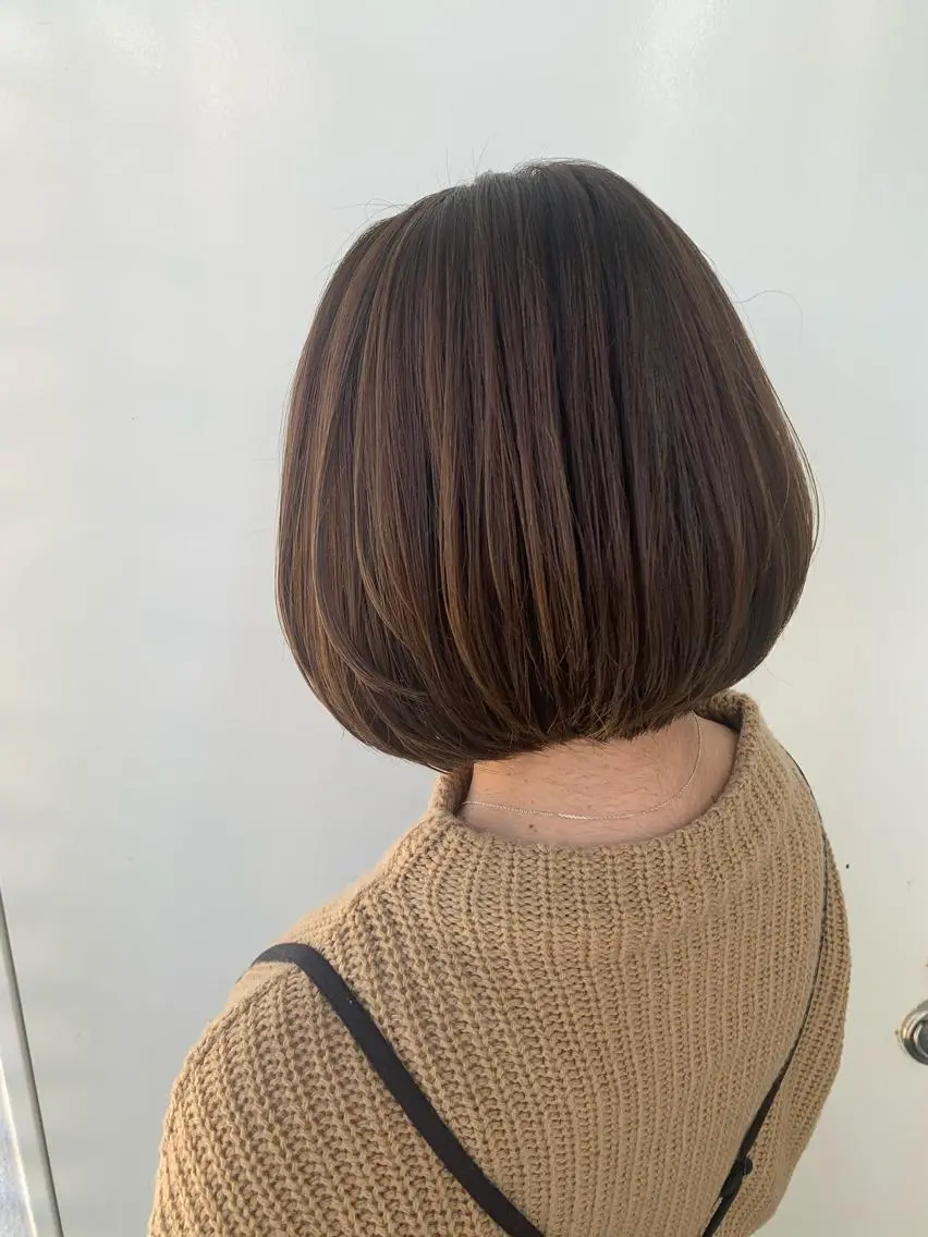 ショート カラー パーマ ヘアアレンジ メンズ ショートボブ メンズハイライト ハイライトカラー ボブ ハイライト Zina福岡天神🪞 髪質改善🪞レイヤーのヘアスタイル