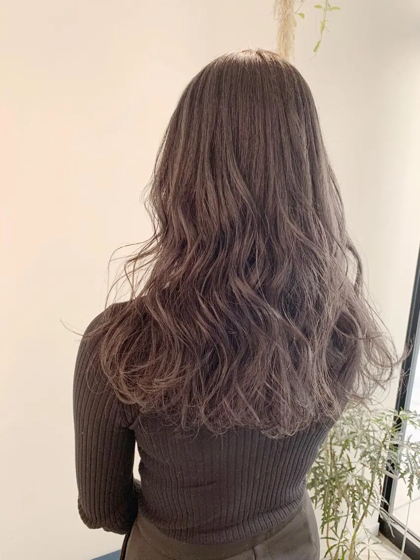 セミロング カラー グレージュ 【完全マンツー 恵比寿】佐藤 翔のヘアスタイル