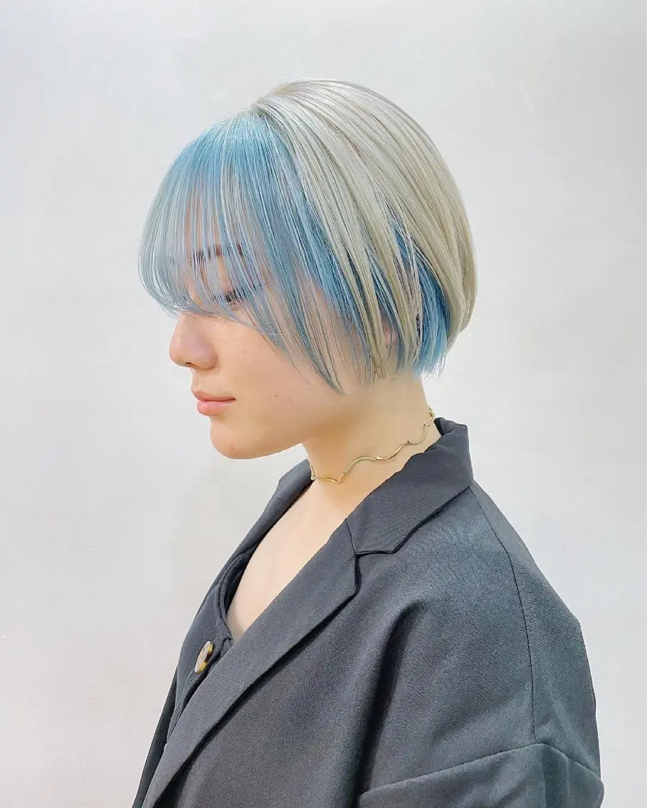 ショート ヘアカラー トリートメント 清家 浩貴のヘアスタイル