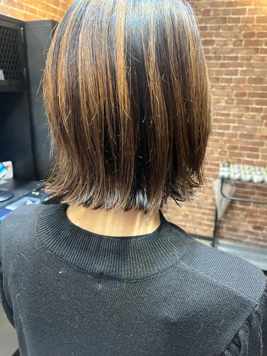 ショート パーマ ヘアアレンジ メンズ キッズ ネイル マツエク・マツパ アイブロウ メンズブリーチ メンズハイライト メンズインナーカラー メンズ韓国風 眉カラー 久木原 ゆりのヘアスタイル