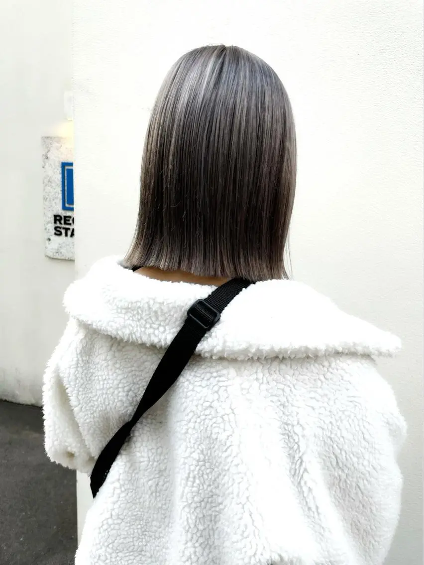 ミディアム カラー ヘアアレンジ グレージュ カット ヘアカラー トリートメント ヘッドスパ ヘアセット 〽️magico/ ウルフDaiki〽️のヘアスタイル
