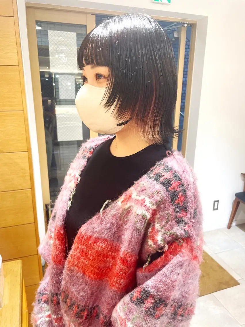 ショート カラー カット ヘアカラー 齋藤 咲のヘアスタイル