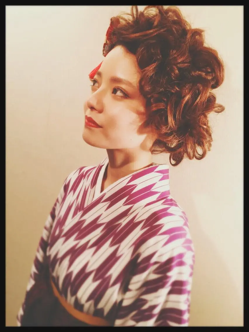 セミロング ヘアセット CAnameのヘアスタイル