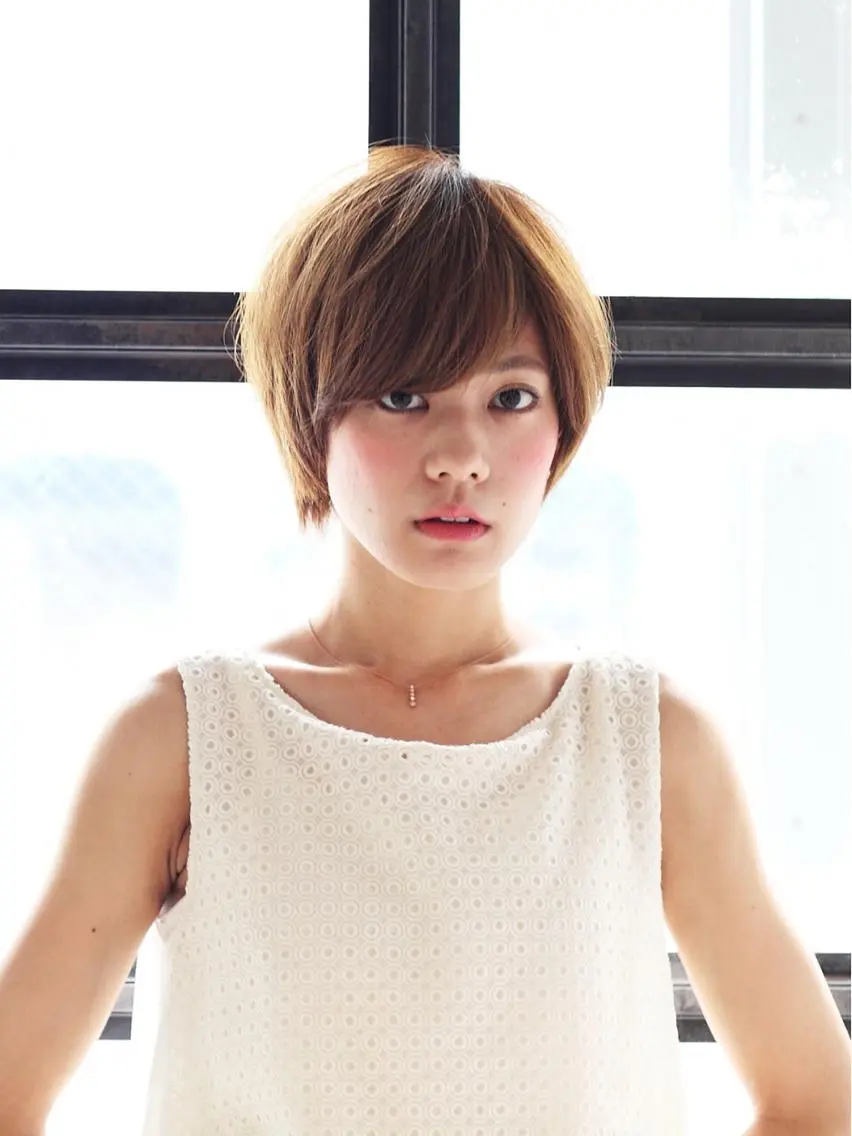 ショート カラー パーマ ヘアアレンジ アディクシーカラー イルミナカラー マニッシュショート ショートヘア トリートメント カット ヘアカラー トリートメント ヘアセット ✨ハイクオリティ✨ 山本香也のヘアスタイル