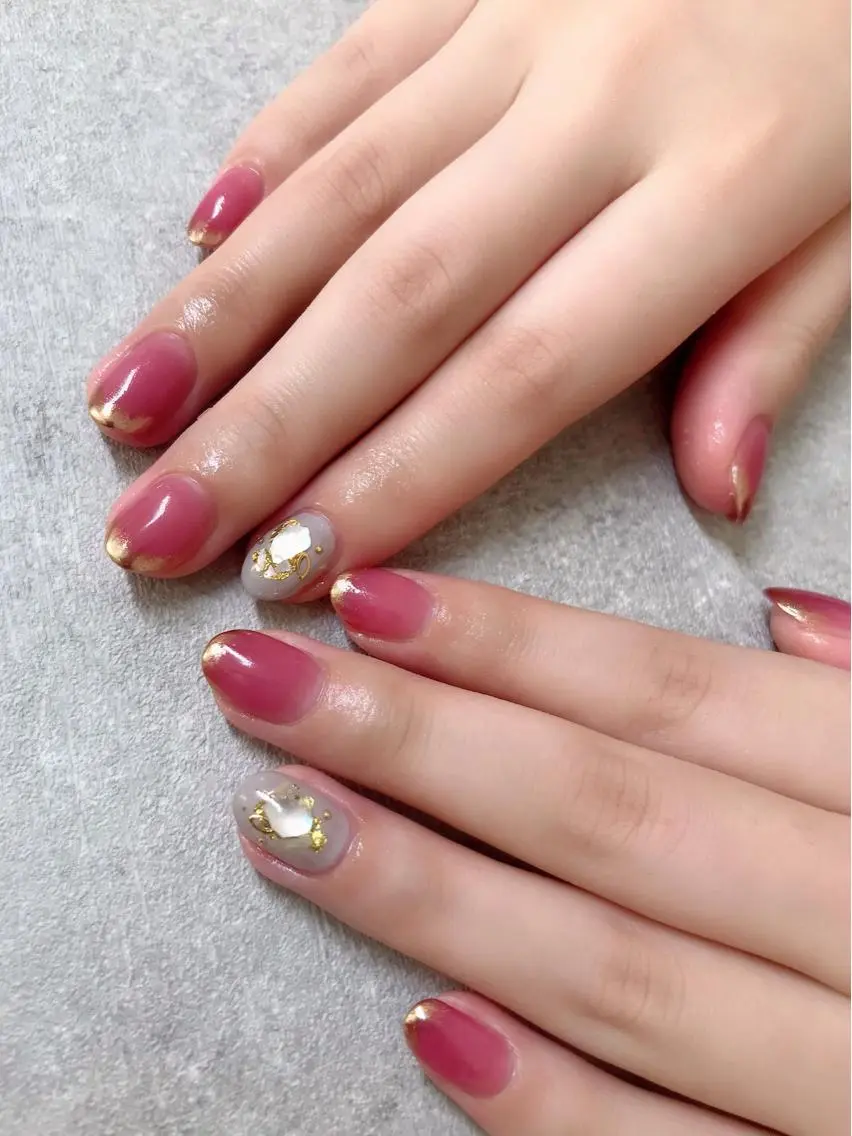 ネイル アートネイル ニュアンスネイル kawaguchi yukiのネイルデザイン