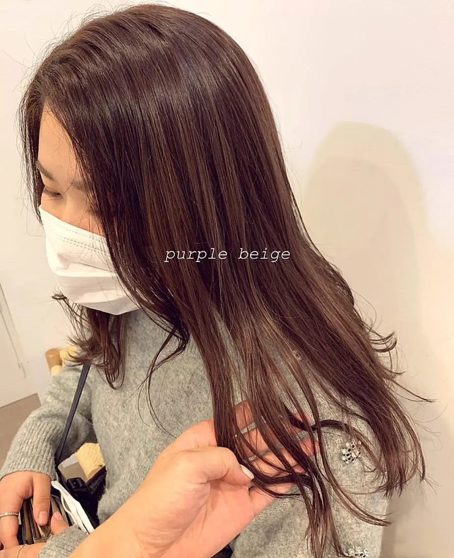 ロング カラー ロング 佐藤 永夏のヘアスタイル