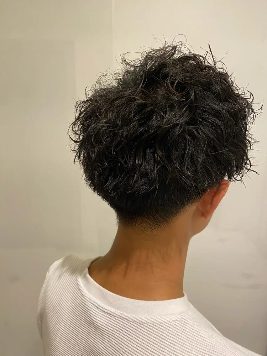 ミディアム 齋藤 大晟のヘアスタイル