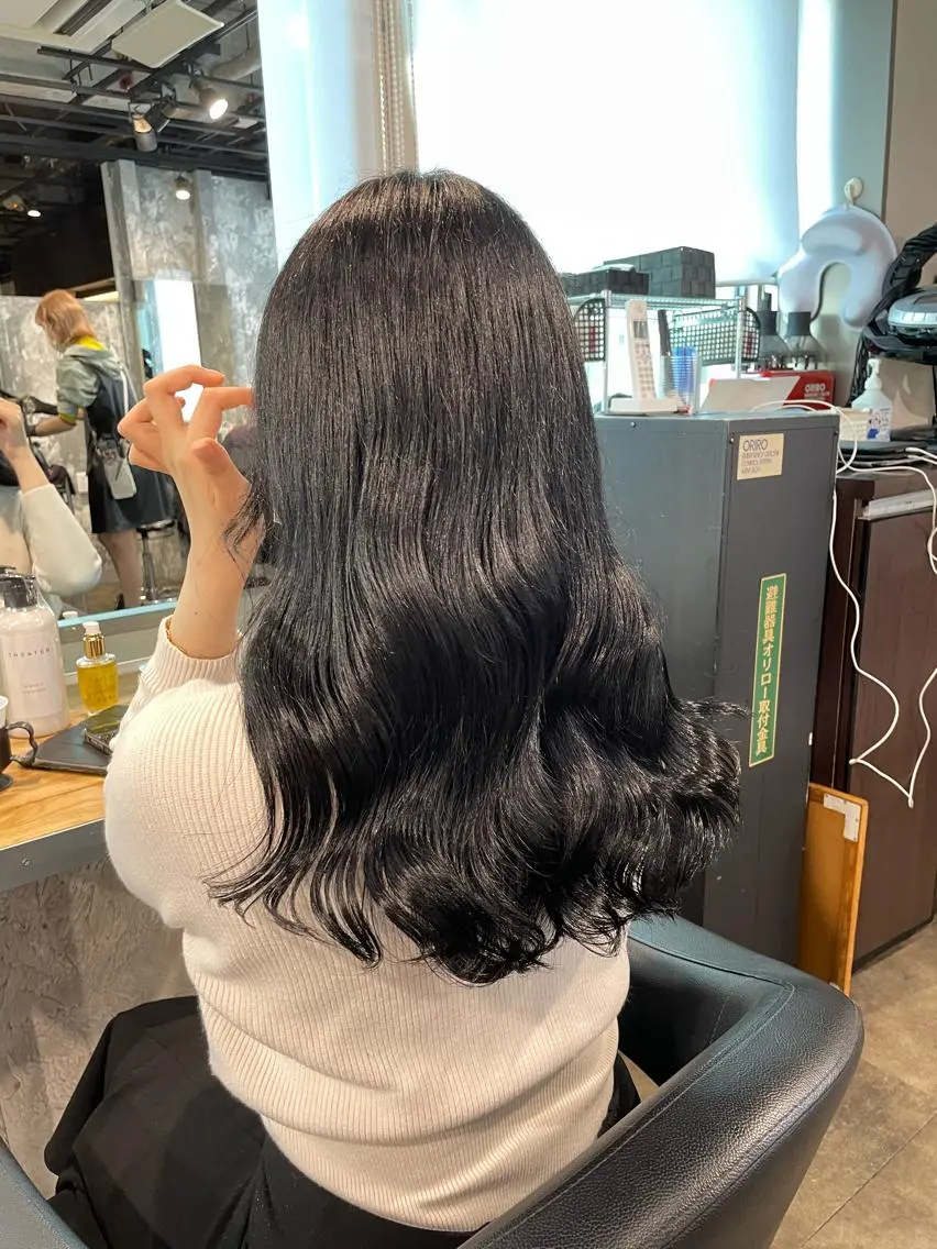 ロング カラー カット ヘアカラー トリートメント ヘアセット 赤み消しカラー 🍀JUNKIのヘアスタイル