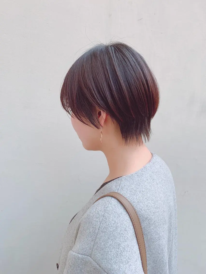 ショート カット ヘアカラー トリートメント 高橋 一矢のヘアスタイル