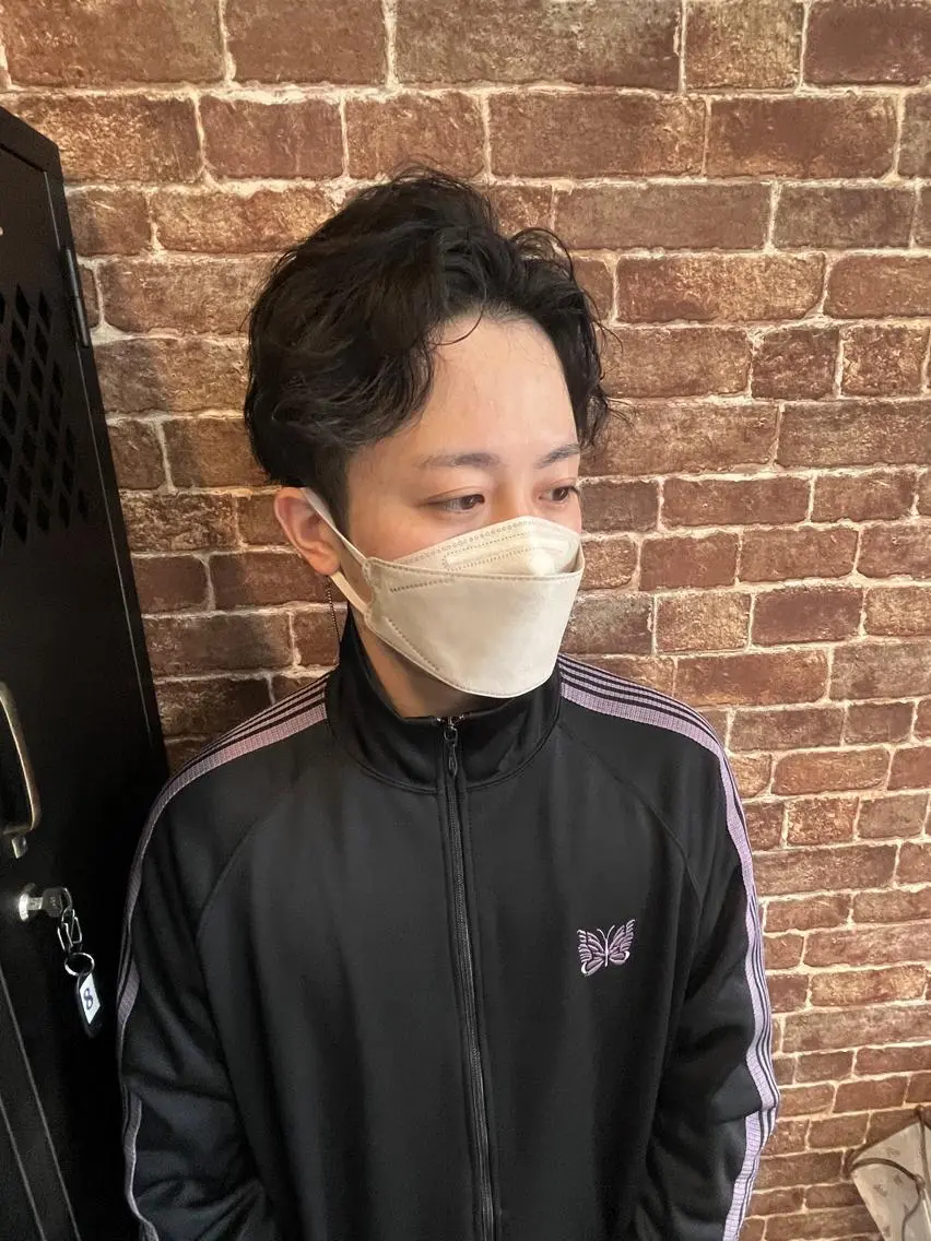 ショート カラー パーマ ヘアアレンジ メンズ キッズ ネイル マツエク・マツパ アイブロウ メンズブリーチ メンズハイライト メンズインナーカラー メンズ韓国風 ブリーチ 久木原 ゆりのヘアスタイル