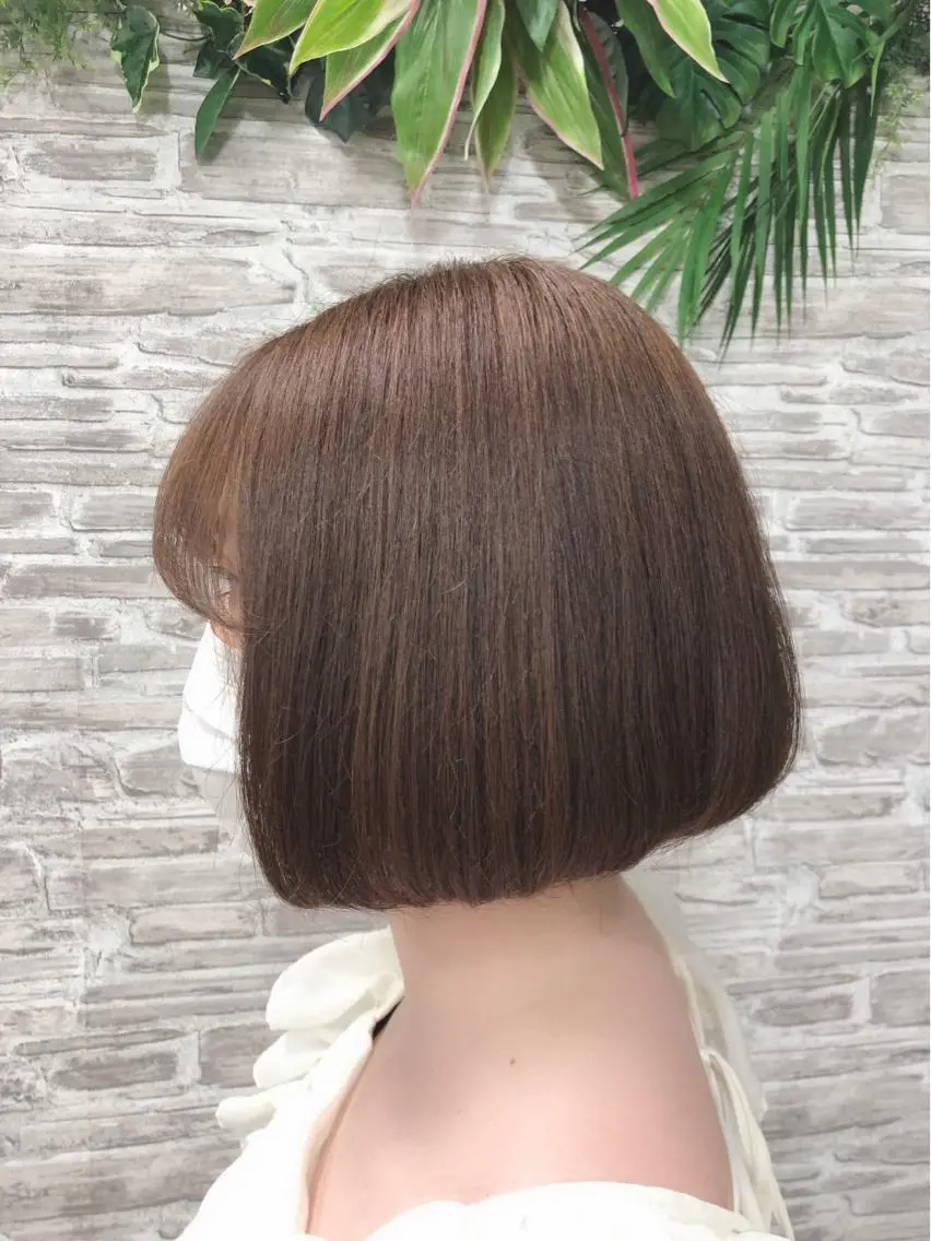 ショート カラー タンバルモリ 韓国風ヘア カット ヘアカラー トリートメント ヘアセット 韓国ヘア🤍髪質改善 🇰🇷AKANEのヘアスタイル