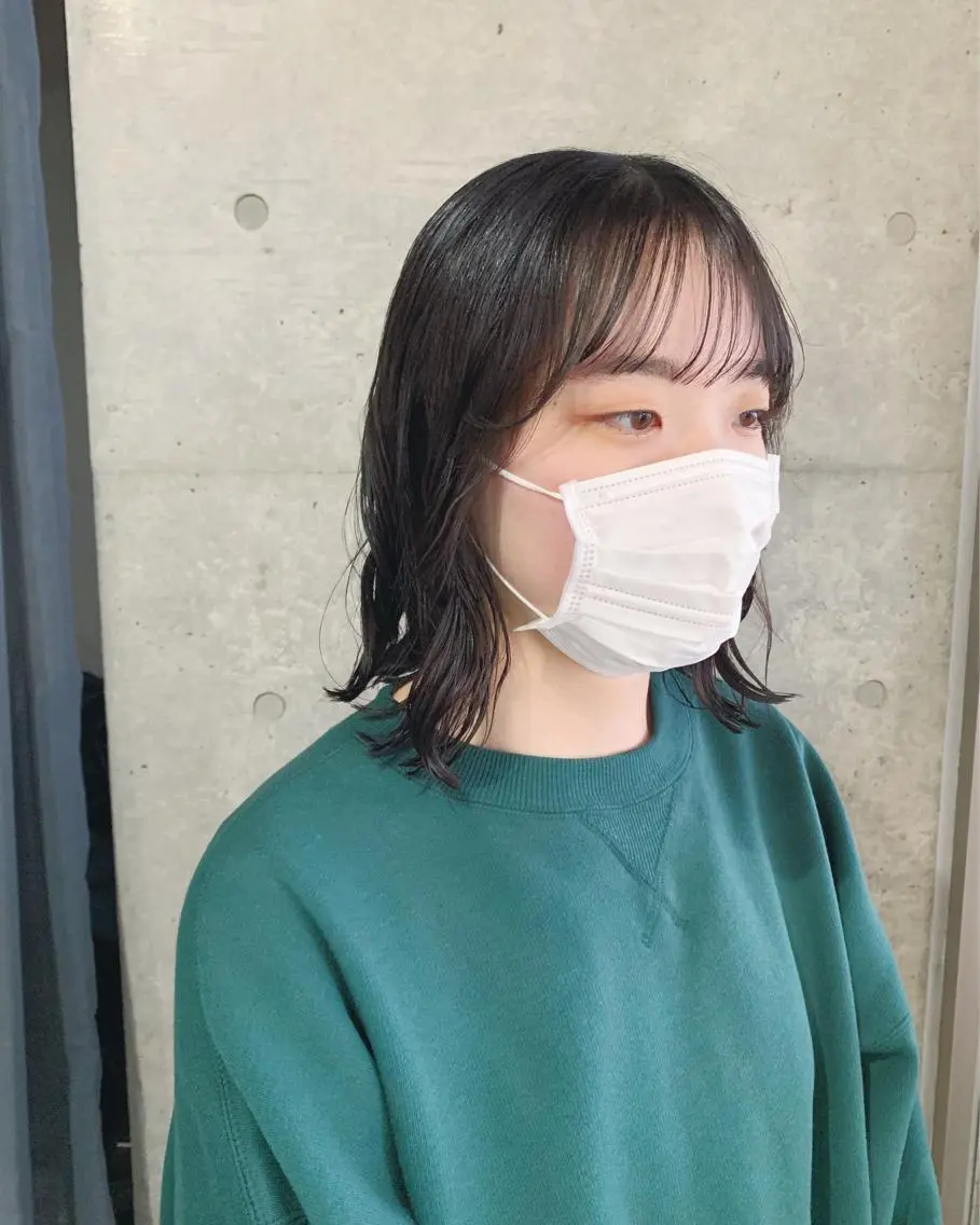 パーマ カット パーマ トリートメント ボブパーマコテ巻き風 パーマNo1深江秀平のヘアスタイル