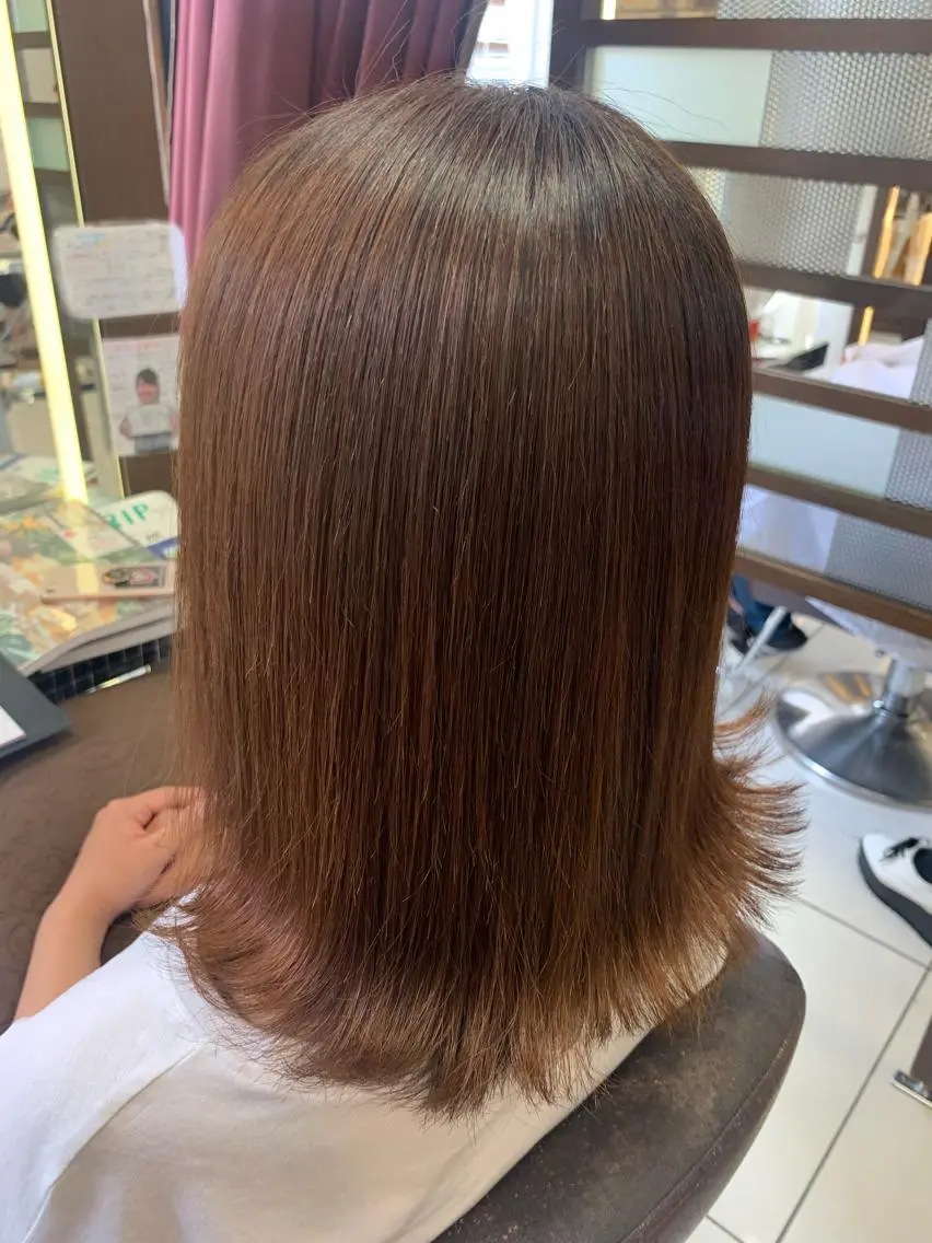ミディアム 羽エクステ🪽 🤍まき🤍のヘアスタイル