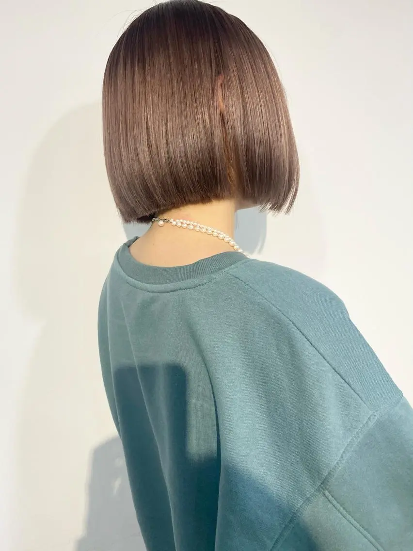 ショート ボブ カット トリートメント 韓国ヘア*.+ﾟ 伊藤美奈穂のヘアスタイル
