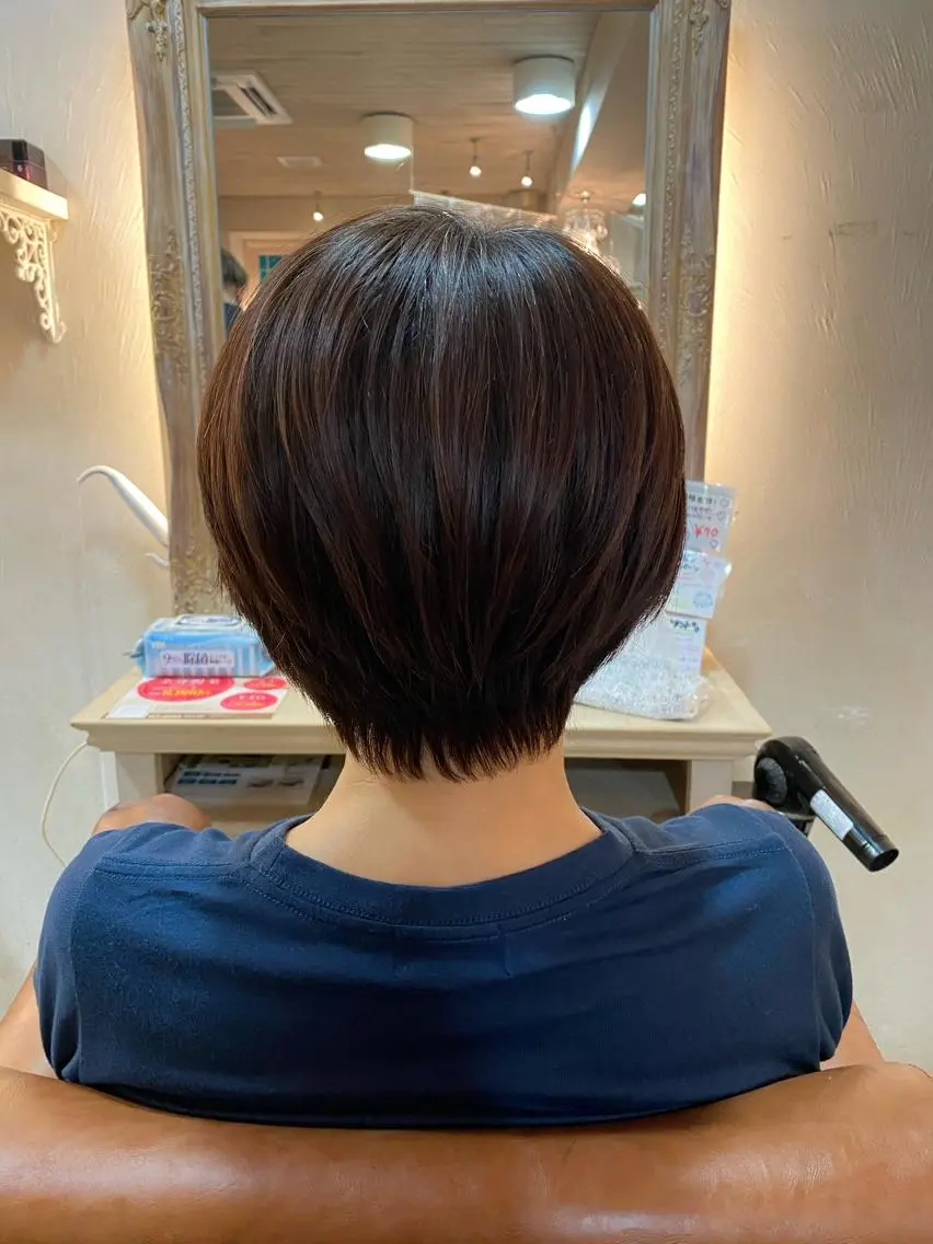ショート ショートヘア 井上 日菜乃のヘアスタイル