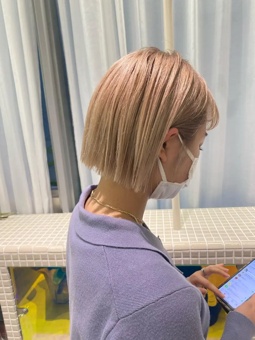 カラー qpula misuzuのヘアスタイル