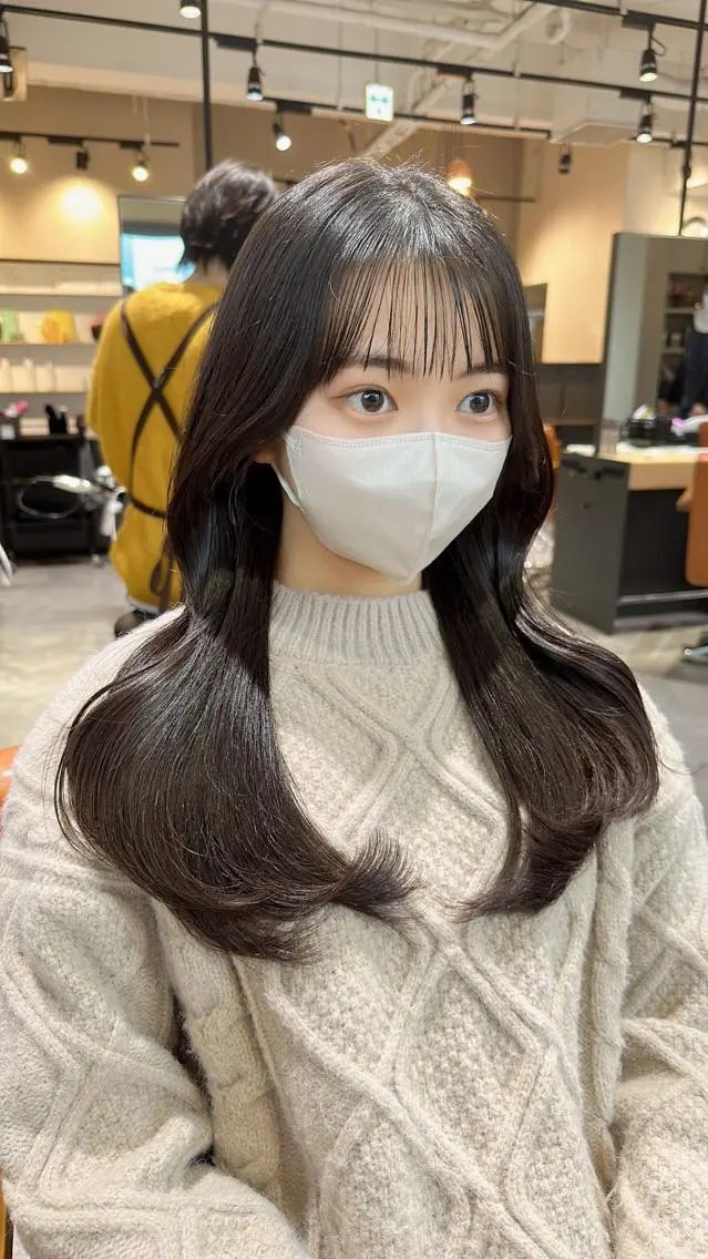 ロング 平尾 樹里のヘアスタイル
