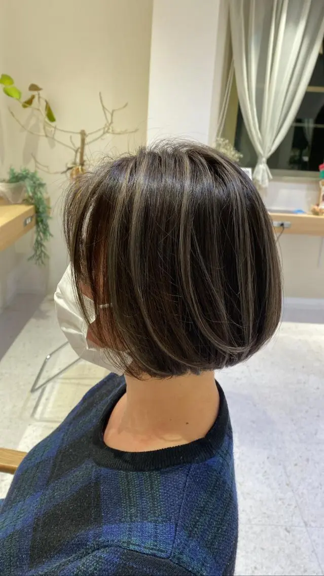 ショート カラー soil ミヤタケのヘアスタイル