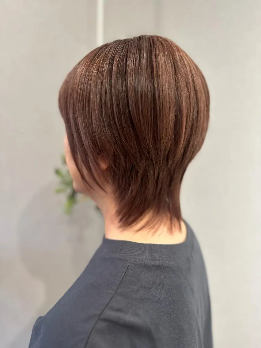 ショート カラー ショートヘア カット ヘアカラー トリートメント K Harukaのヘアスタイル