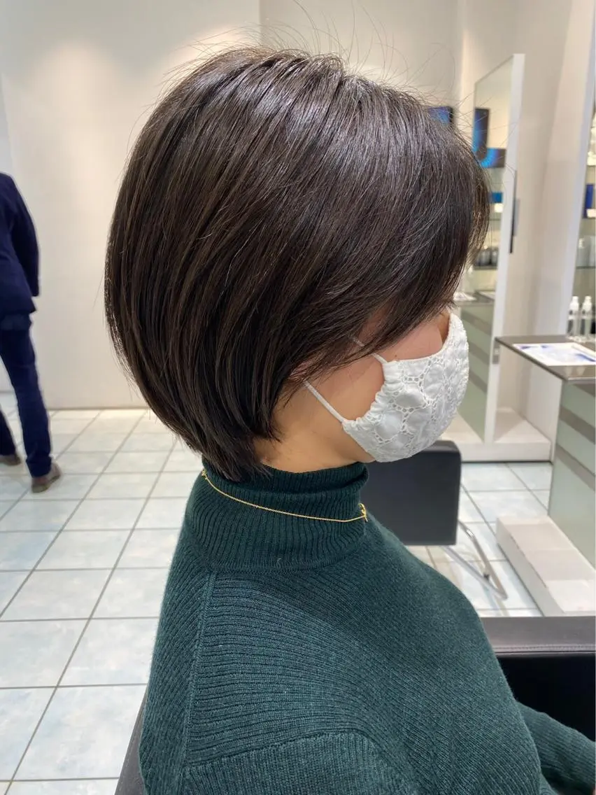 ショート 磯山 直貴のヘアスタイル