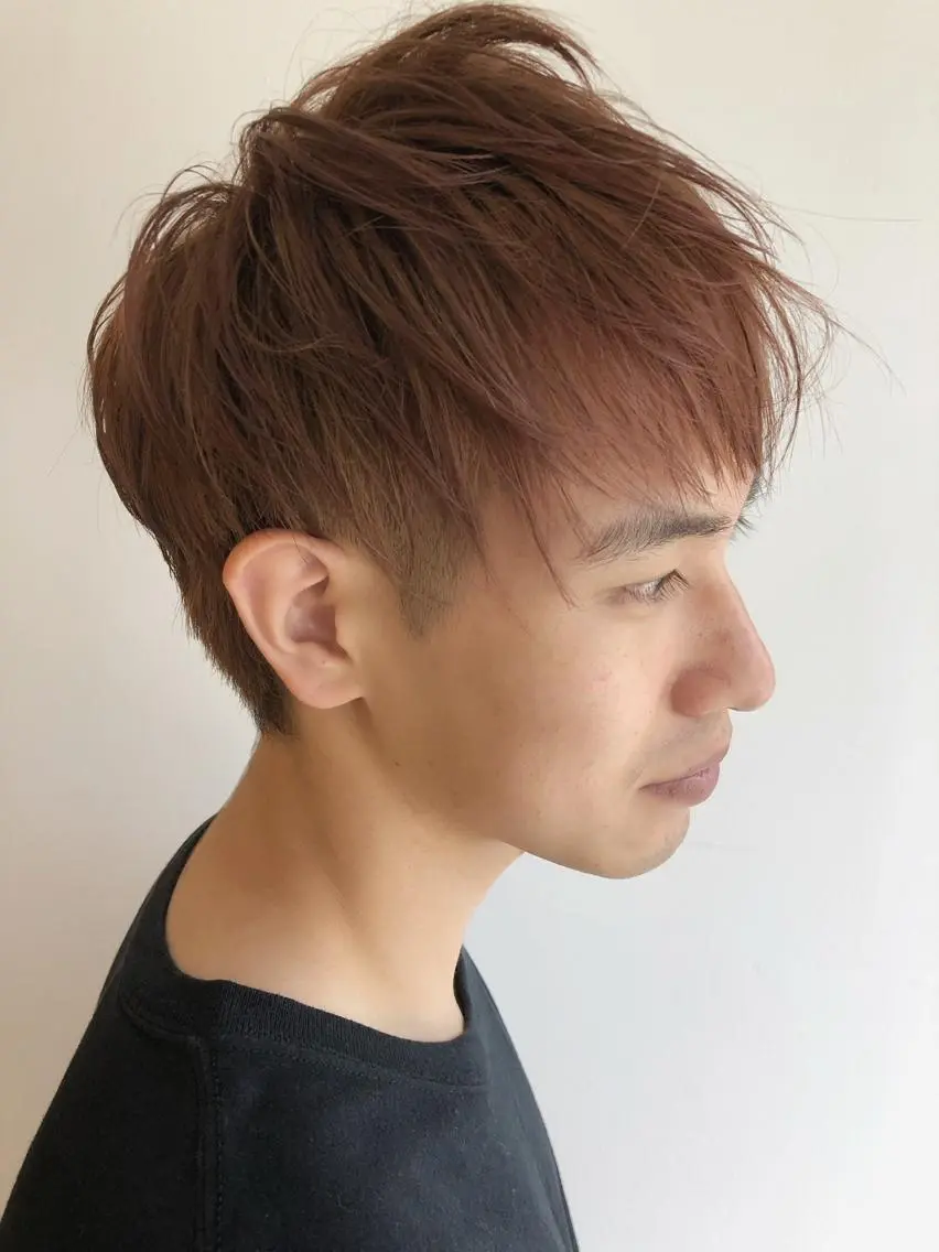 ショート カラー メンズ カット ヘアカラー トリートメント 千村 亮のヘアスタイル