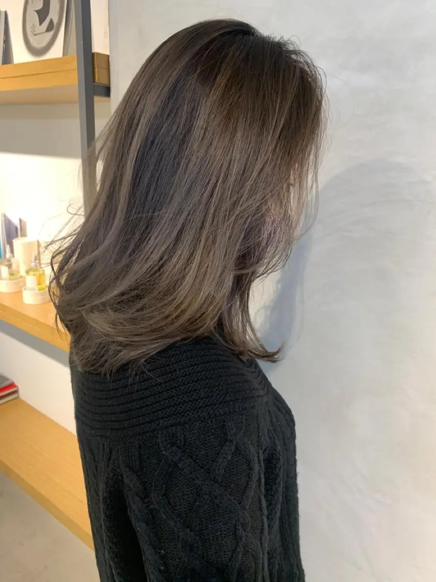ミディアム 中野 篤史のヘアスタイル