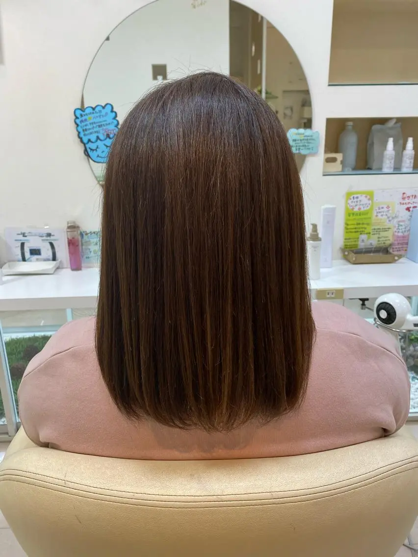 カラー ベージュカラー ラベンダーカラー おん眉美容師eMu✄ yuka‪🤍のヘアスタイル