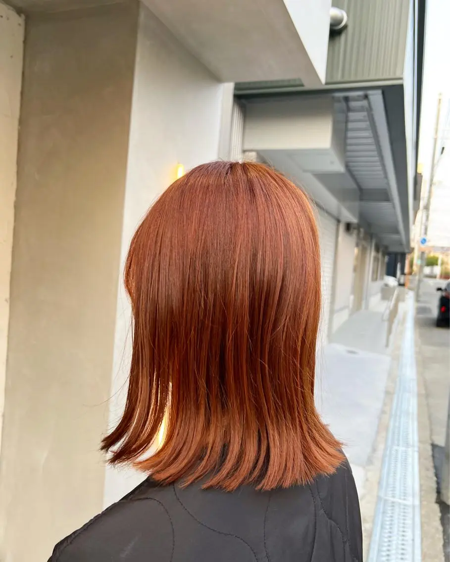 ミディアム カラー ひがし はるなのヘアスタイル