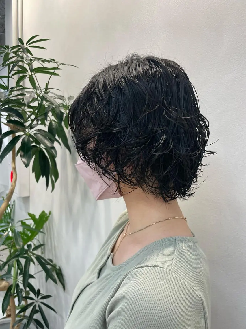 パーマ 表参道レイヤーカット 髪質改善山岸季生のヘアスタイル
