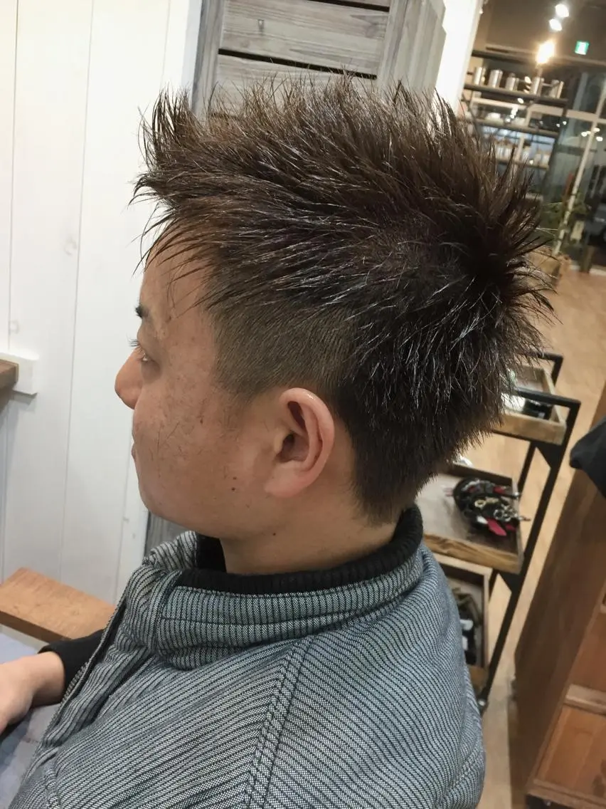 ショート カラー メンズ ツーブロック メンズベリーショート ベリーショート ショートヘア ◇おの あすか◇のヘアスタイル