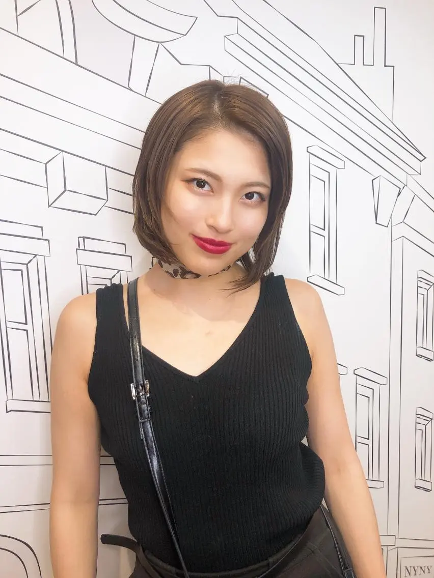 ショート カラー カット ヘアカラー トリートメント TOMOKA 艶髪/髪質改善🫧のヘアスタイル