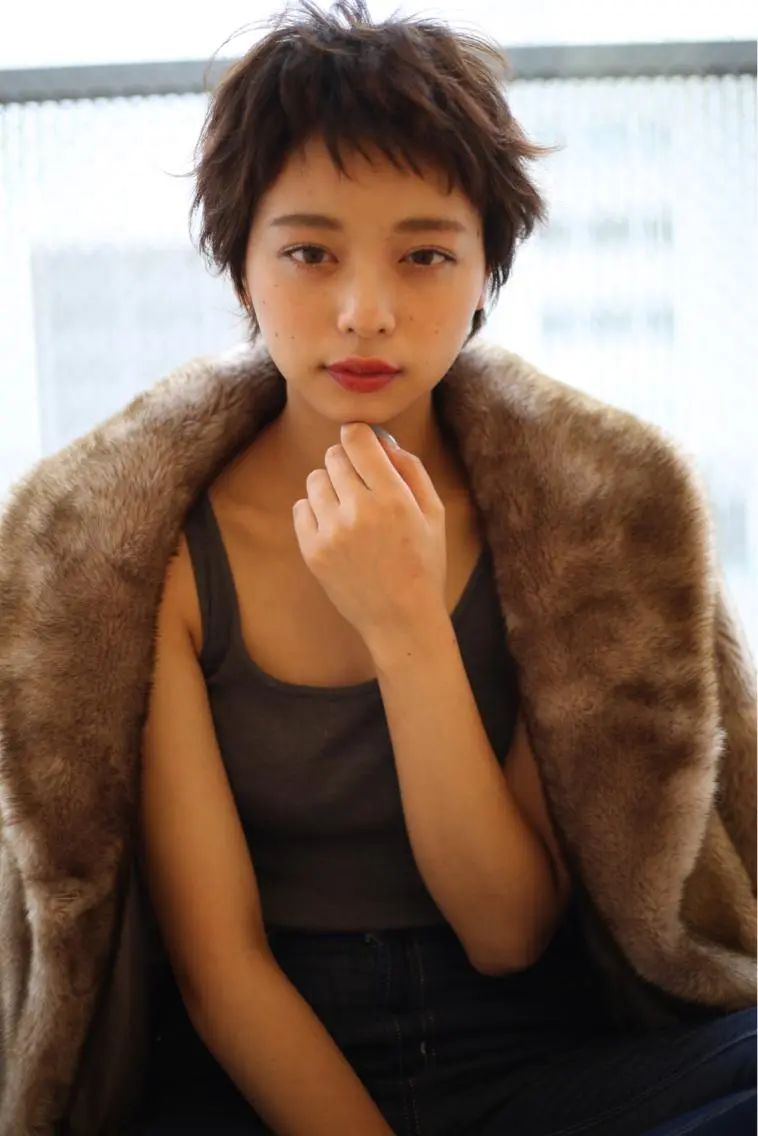 ショート ハンサムショート ショートヘア 外ハネヘア カット 森 啓之のヘアスタイル
