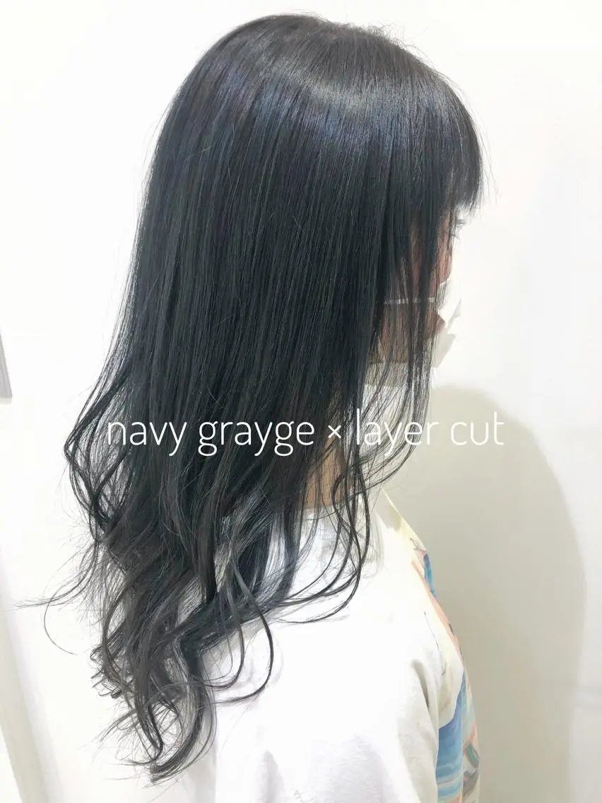 ロング カラー 大平 美沙のヘアスタイル