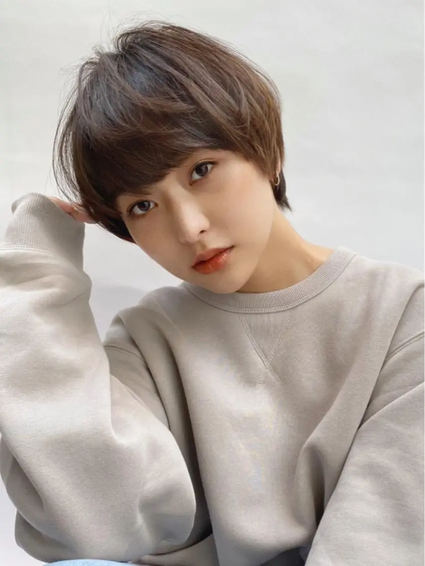 ショート ショートボブ ボブ ショートヘア 奈良 優輝のヘアスタイル
