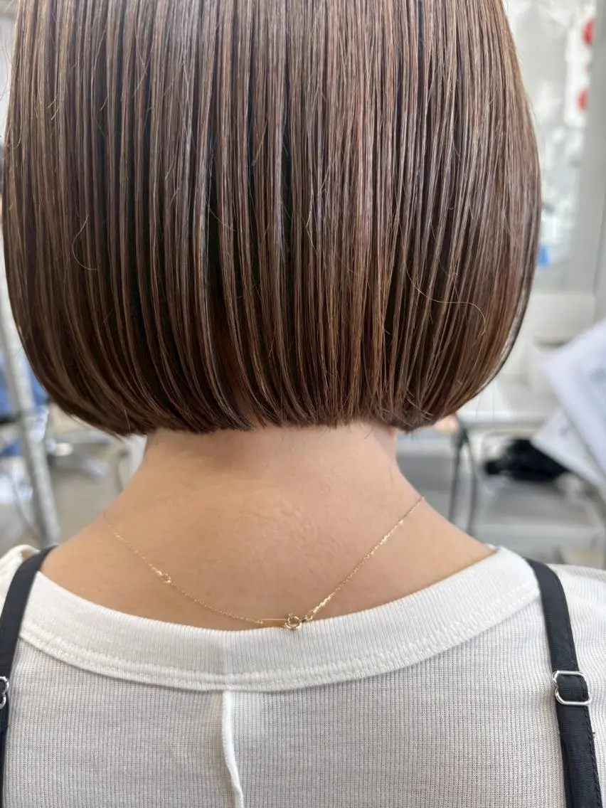 ショート カラー ボブ カット トレンドパーマ/ ボブ🌰くりーわのヘアスタイル