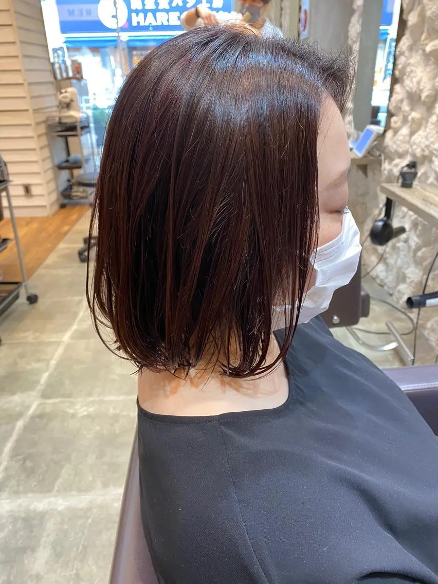 ミディアム カット ヘアカラー トリートメント Fan.ray⭐️ 松永拓巳のヘアスタイル